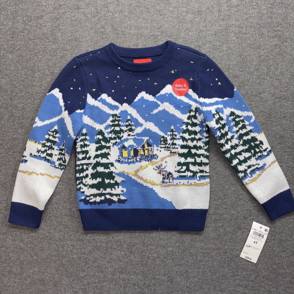 Holiday Lane Baby And Toddler Winter Sweater Boys 4T